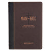 Man of God Two-Tone Brown Faux Leather Daily Devotional - KI Gifts Christian Supplies