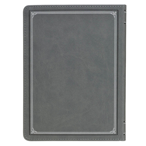 Ten Minutes with God for Men Gray Faux Leather Daily Devotional