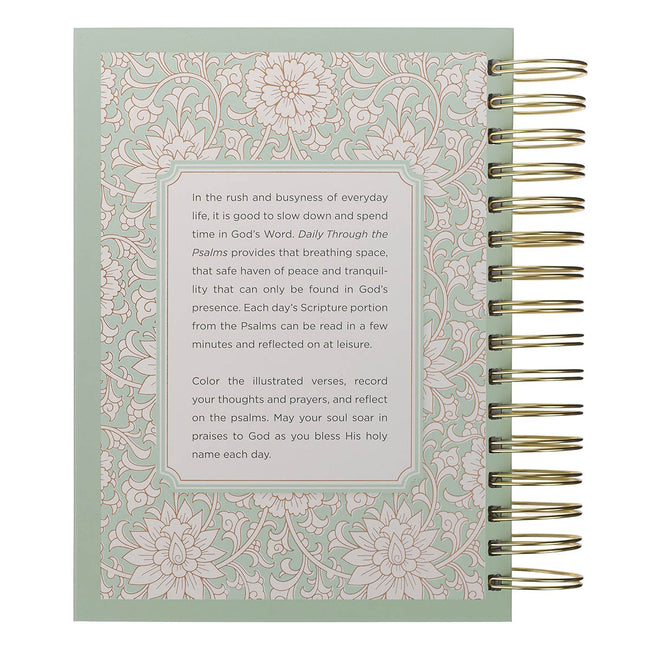Daily Through the Psalms: A 365-Day Spiral-bound Creative Journal
