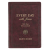 Every Day with Jesus: 366-Day Burgundy Faux Leather Devotional