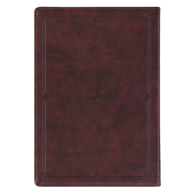 Every Day with Jesus: 366-Day Burgundy Faux Leather Devotional