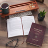 Every Day with Jesus: 366-Day Burgundy Faux Leather Devotional