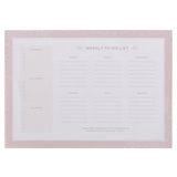 Everything Beautiful Blush Pink Undated Weekly To-Do List - Ecclesiastes 3:11