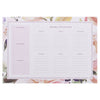 Thankful Grateful Blessed Floral Weekly To-Do List Planner Pad