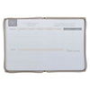 2027 Amazing Grace Large Zippered Taupe Faux Leather 18-Month Planner for Women