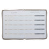 2027 Amazing Grace Large Zippered Taupe Faux Leather 18-Month Planner for Women