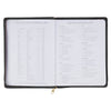2027 Pray Without Ceasing Large Zippered Green Floral Faux Leather 18-Month Planner for Women- 1 Thessalonians 5:17