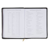 2027 Pray Without Ceasing Large Zippered Green Floral Faux Leather 18-Month Planner for Women- 1 Thessalonians 5:17