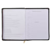 2027 Pray Without Ceasing Large Zippered Green Floral Faux Leather 18-Month Planner for Women- 1 Thessalonians 5:17