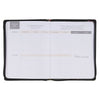 2027 Pray Without Ceasing Large Zippered Green Floral Faux Leather 18-Month Planner for Women- 1 Thessalonians 5:17