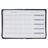 2027 Pray Without Ceasing Large Zippered Green Floral Faux Leather 18-Month Planner for Women- 1 Thessalonians 5:17