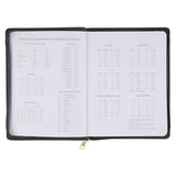 2027 Pray Without Ceasing Large Zippered Green Floral Faux Leather 18-Month Planner for Women- 1 Thessalonians 5:17