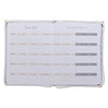 2027 Be Still and Know Large Zippered White Floral Faux Leather 18-Month Planner for Women - Psalm 46:10