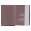 Saddle Tan Faux Leather NLT Everyday Devotional Bible for Men