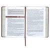 Chestnut Brown Faux Leather NLT Everyday Devotional Bible for Men