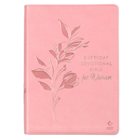 Navy Wave Hardcover NLT Everyday Devotional Bible for Men