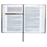 Gold and Navy Mountain View Hardcover NLT Everyday Devotional Bible for Men