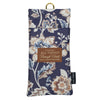 I Can Do All Things Honey-Brown and Navy Floral Faux Leather Double Eyeglass Case - Philippians 4:13 - KI Gifts Christian Supplies