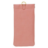 Amazing Grace Cream and Coral Floral Faux Leather Double Eyeglass Case