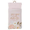 Strength and Dignity Pink Floral Faux Leather Double Eyeglass Case - Proverbs 31:25 - KI Gifts Christian Supplies