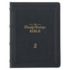 Black Full Grain Leather Family Heritage Bible