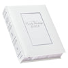 White Faux Leather Hardcover Family Heritage Bible