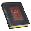 Two-tone Brown Faux Leather Family Heritage Bible