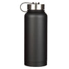 Strong and Courageous Black Stainless Steel Water Bottle - Joshua 1:9