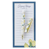 Rejoice Always Lemon Magnetic Notepad with Pen Set - 1 Thessalonians 5:16