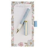 Everything Beautiful Whimsical Blooms Magnetic Notepad and Pen Gift Set - Ecclesiastes 3:11