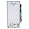 Be Joyful in Hope Magnetic Notepad and Pen Gift Set - Romans 12:12