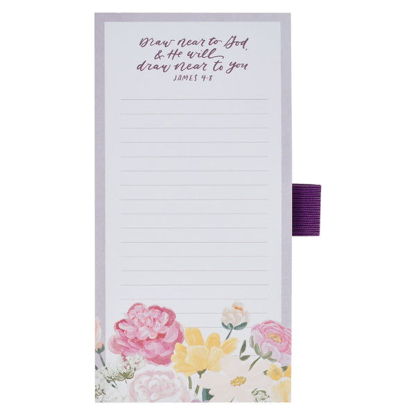 Draw Near to God Magnetic Notepad and Pen Gift Set James 4:8