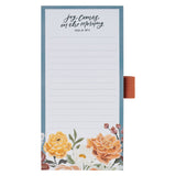Joy Comes in the Morning Magnetic Notepad and Pen Gift Set - Psalm 30:5