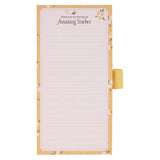 Amazing Teacher Blossom and Bees Notepad and Pen Gift Set