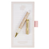 Everything Beautiful Blush Taupe Magnetic Notepad and Pen Gift Set - Ecclesiastes 3:11