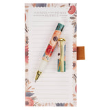Joyful Patient Faithful Magnetic Notepad and Pen Gift Set - Romans 12:12