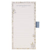 Strength and Dignity Blue Cottage Garden Magnetic Notepad and Pen Gift Set - Proverbs 31:25