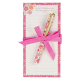 Lamp for My Feet Pink Meadow Magnetic Notepad and Pen Gift Set - Psalm 119:105