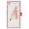 Lamp for My Feet Pink Meadow Magnetic Notepad and Pen Gift Set - Psalm 119:105