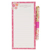 Lamp for My Feet Pink Meadow Magnetic Notepad and Pen Gift Set - Psalm 119:105