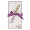 Be Still and Know Purple Trio Magnetic Notepad and Pen Gift Set - Psalm 46:10