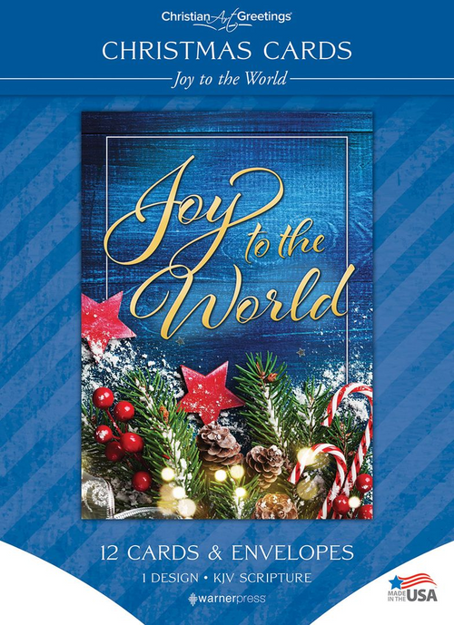 Boxed Cards - Solid - Christmas - Joy to the World