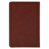 Comforted by God Honey-Brown Faux Leather Devotional Gift Book