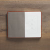 Comforted by God Honey-Brown Faux Leather Devotional Gift Book