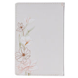 52 Prayers of Blessing for Women White Floral Faux Leather Prayer Book