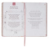 52 Prayers of Blessing for Women White Floral Faux Leather Prayer Book