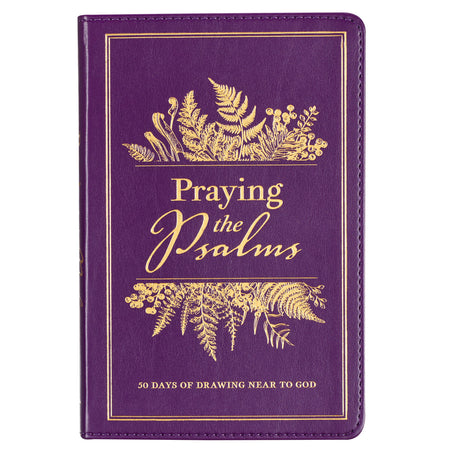 Trust in the Lord Purple Blooms Note Block with a Pen - Proverbs 3:5
