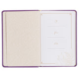 Praying the Psalms Purple Faux Leather Prayer Book