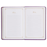 Praying the Psalms Purple Faux Leather Prayer Book