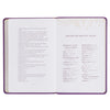 Praying the Psalms Purple Faux Leather Prayer Book